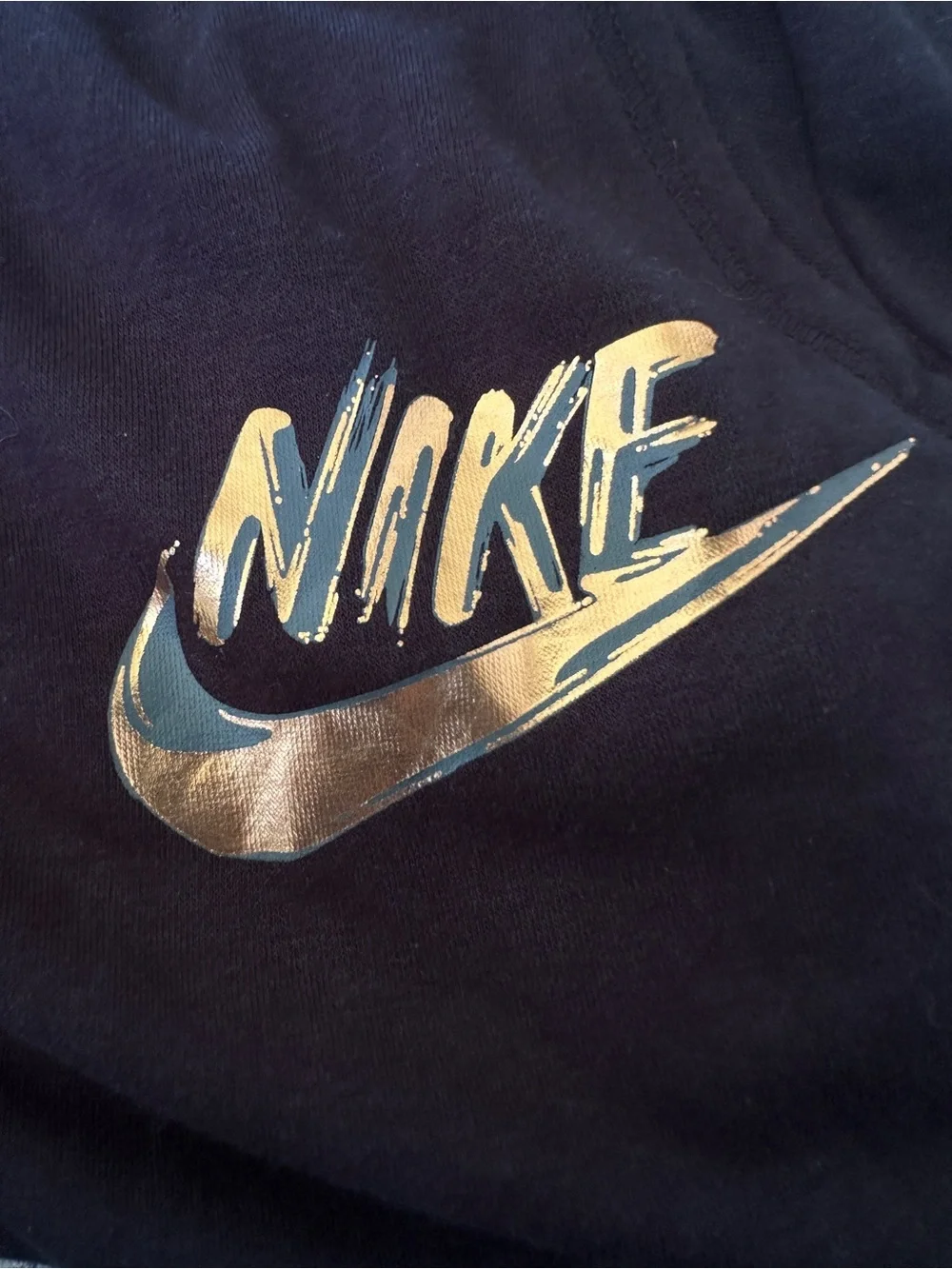 Nike women's black joggers Large